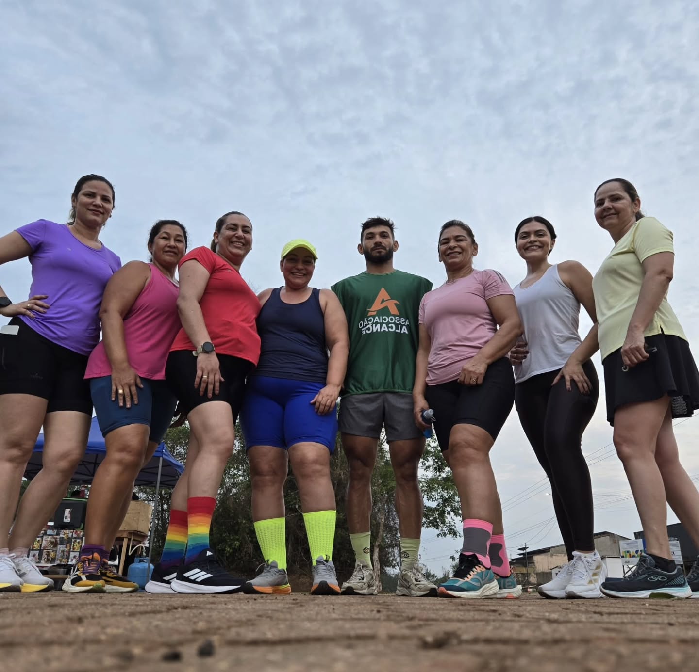 A corrida é para todos! ‍️‍️ Mais uma super aula de atletismo com o professor voluntário L