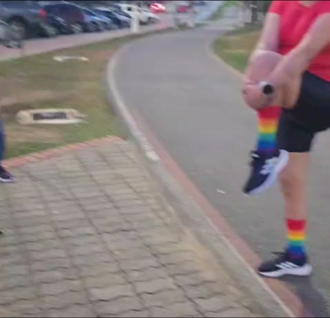 A corrida é para todos! ‍️‍️ Mais uma super aula de atletismo com o professor voluntário L